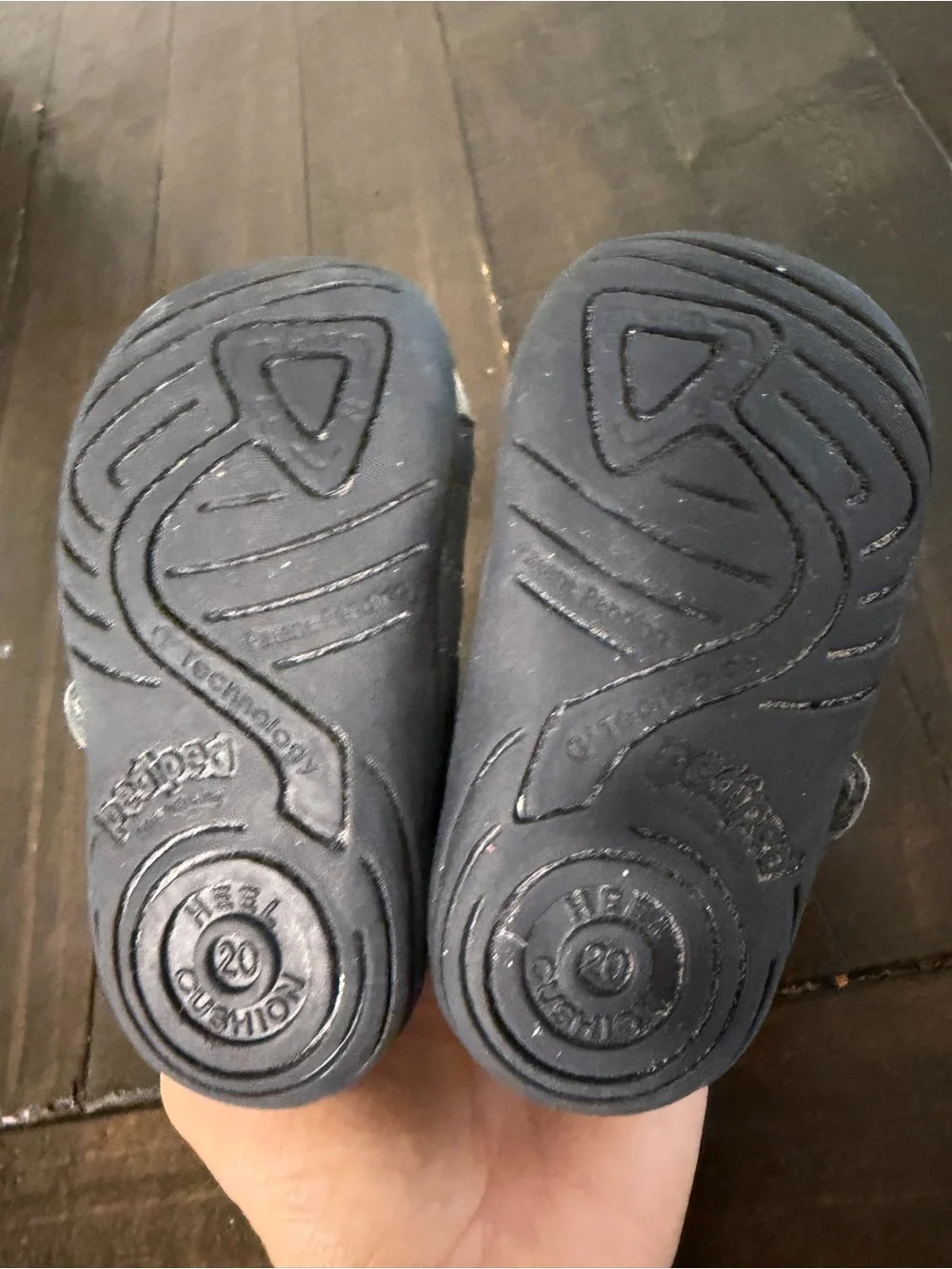 Pediped Grip ’n’ Go Toddler Shoes Gray/Navy – EU Size 20